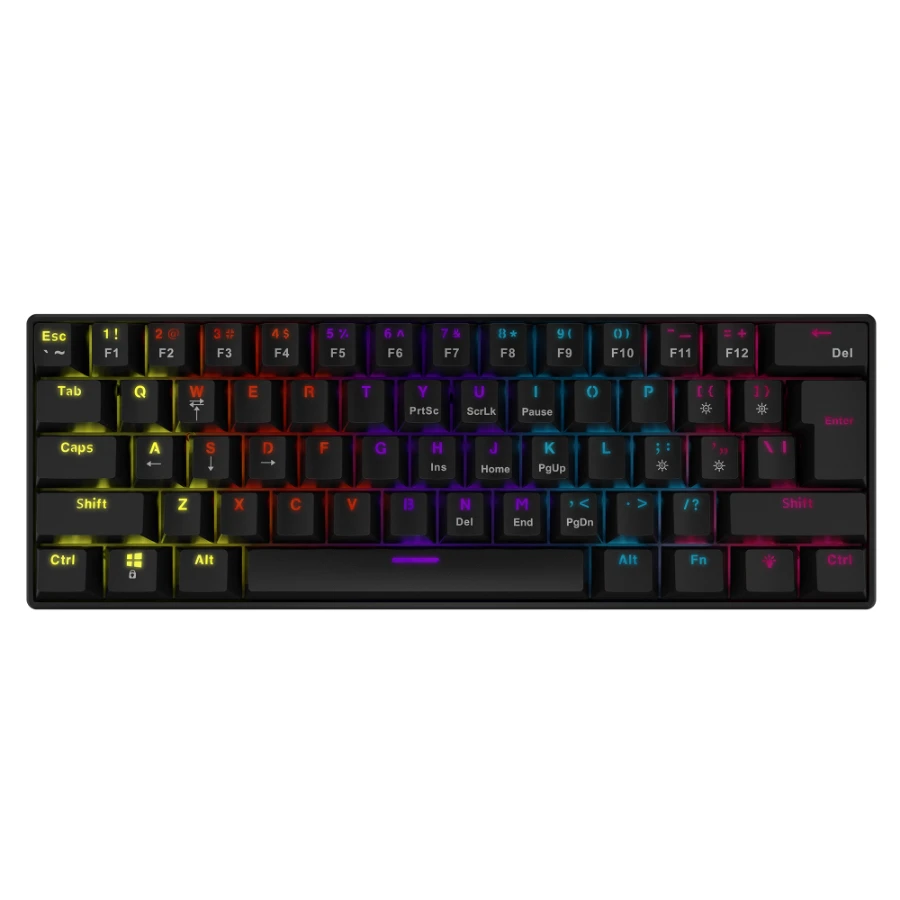 Teclado Gamer Mecánico XPG Summoner Mini 60 Conexion USB Tipo C