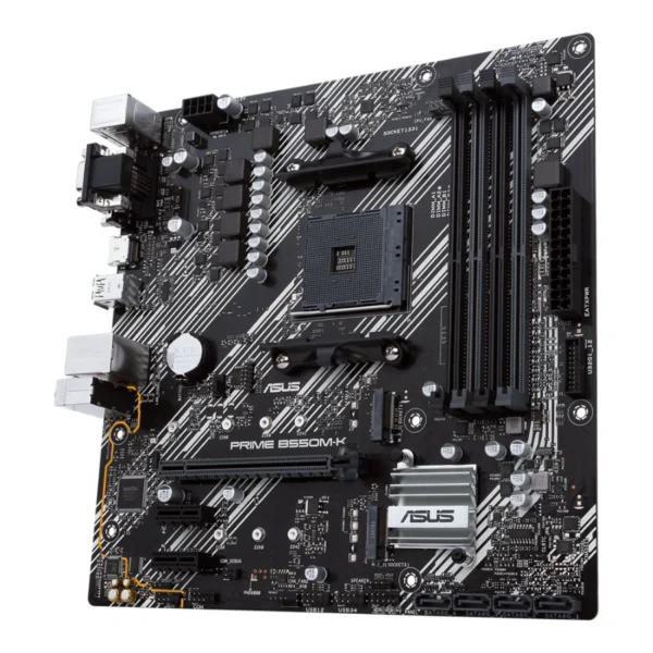 Tarjeta Madre ASUS B550m / S-Am4 3A Gen / 128GB X4 Ddr4 4800MHz / Hdmi-Dvi-D-Sub / M.2 / Usb 3.2 / MICRO ATX - Sin AuraSync - Image 3
