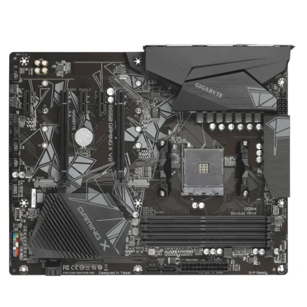 Tarjeta Madre GIGABYTE B550 Gaming X V2 / Am4 / 128GB X4 Ddr4 4733MHz / 4 SATA III / M.2 / Pci-E 4.0 / Usb 3.2 / Usb 2.0 / Hdmi-Dvi / ATX - Image 3