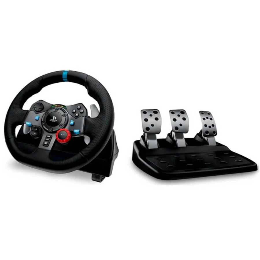 5fb28b237e8c98b6f52ae0a255b15cb6 Kit Volante Con Pedales Logitech G29 / Palanca De 6 Velocidades / Logitech Driving Force Shifter / Ps3, Ps4 Y Ps5 - Image 1