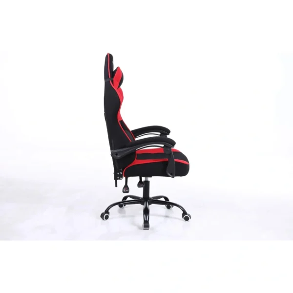 Silla GAMER XZEAL Xz20 / Base De Acero / Textil Ergonomico / Multi-Inclinacion / Respaldo Full-Lenght / Rojo Con Negro - Image 4