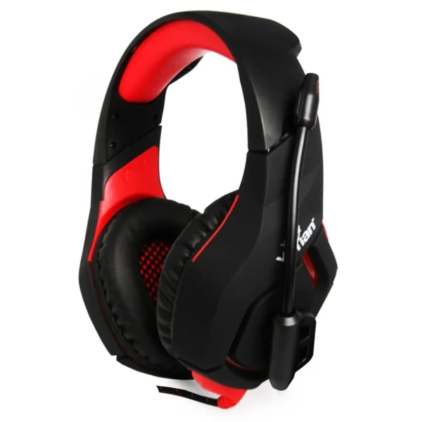 Diadema GAMER YEYIAN Wicked S3000 / Alámbrico / Con Micrófono / 2.2 Metros / Luz Led / Negro C/Rojo - Image 2