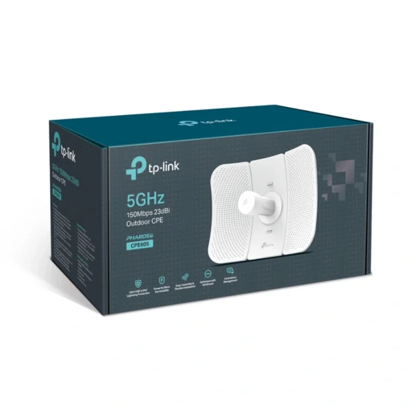 Antena Direccional Tp-Link Pharos Cpe605 / 5GHZ / 150MBPS / 23DBI / Direccional / Blanco - Image 3