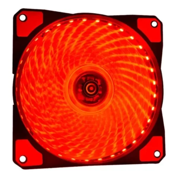 Ventilador Naceb Technology Na-0919R / 120MM / 43.20MM / 1200 Rpm / 23.40 Dba / 3 Pines / 4 Pines Molex / Rojo / NA-0919R - Image 1