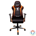 Silla GAMER Deportiva Aorus GIGABYTE Agc300 / Cuero Sintetico / Inclinacion De 180°/ Reposabrazos / Negro Con Anaranjado - Image 2