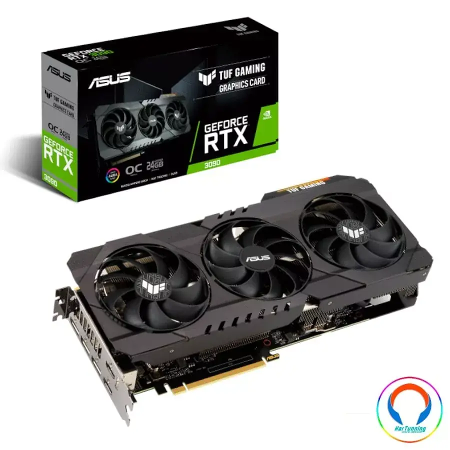 TUF-RTX3090-O24G-GAMING14-min Tarjeta De Video ASUS NVIDIA Geforce Rtx 3090 / 24GB Ddr6x / Aura Sync / Oc Edition / Dp, Hdmi / Geforce Rtx Series 30 - Image 1