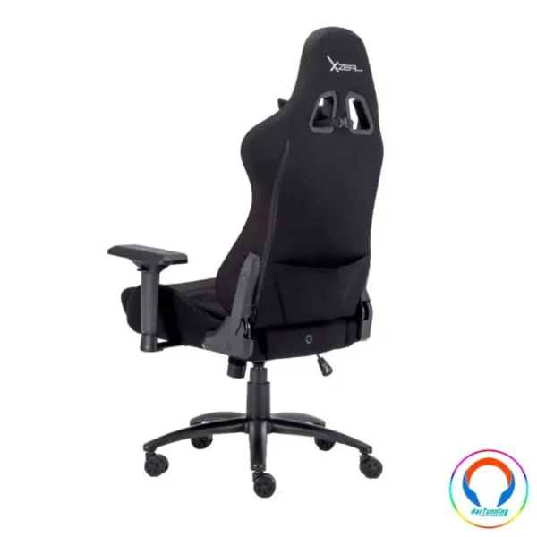 Silla GAMER XZEAL Xz15 RGB / Tela Automotriz / Piston Clase 4 / Ajuste De Inclinacion 180° / Negro - Image 4