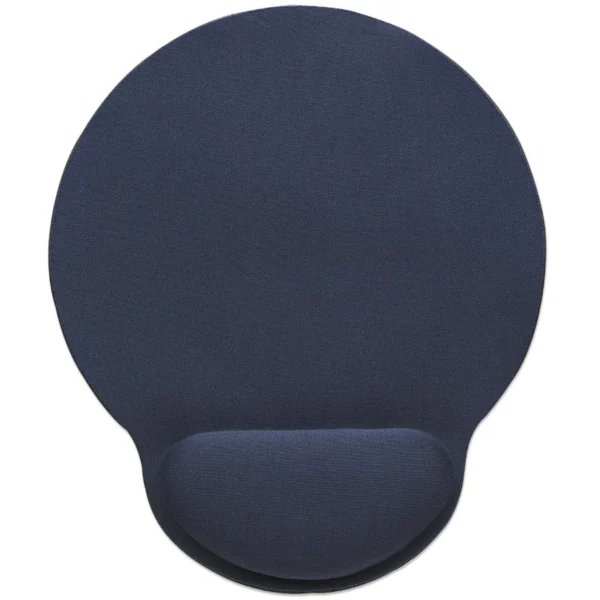 Mousepad Manhattan 434386 / Reposamuñecas Tipo Gel / 24.1CM X 20.3CM / Antiderrapante / Azul - Image 1
