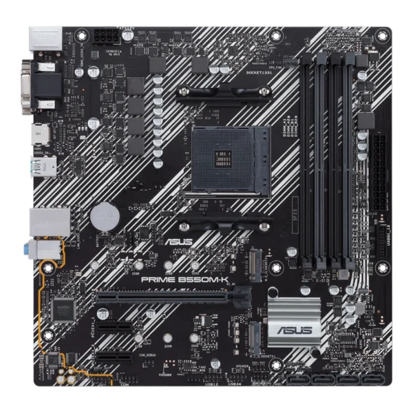 Tarjeta Madre ASUS B550m / S-Am4 3A Gen / 128GB X4 Ddr4 4800MHz / Hdmi-Dvi-D-Sub / M.2 / Usb 3.2 / MICRO ATX - Sin AuraSync - Image 2
