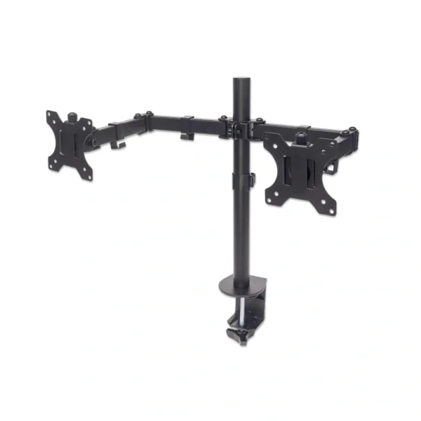 Soporte Manhattan 461528 Para 2 Monitores / De Mesa / 13 Pulg -32 Pulg / Hasta 16KG / Negro - Image 1
