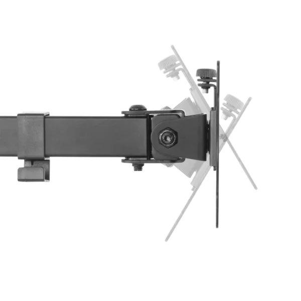 Soporte Manhattan 461528 Para 2 Monitores / De Mesa / 13 Pulg -32 Pulg / Hasta 16KG / Negro - Image 7