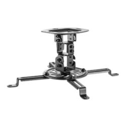 Soporte Manhattan 461184 Para Proyector De Techo / Soporta 13.5KG / Rotación 360 / Negro