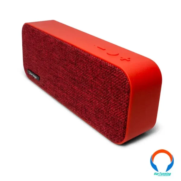 Bocina VORAGO Bsp-150 / Bluetooth, Micro Sd, Usb, 3.5MM / Alcance 10 Mts / Rojo - Image 2