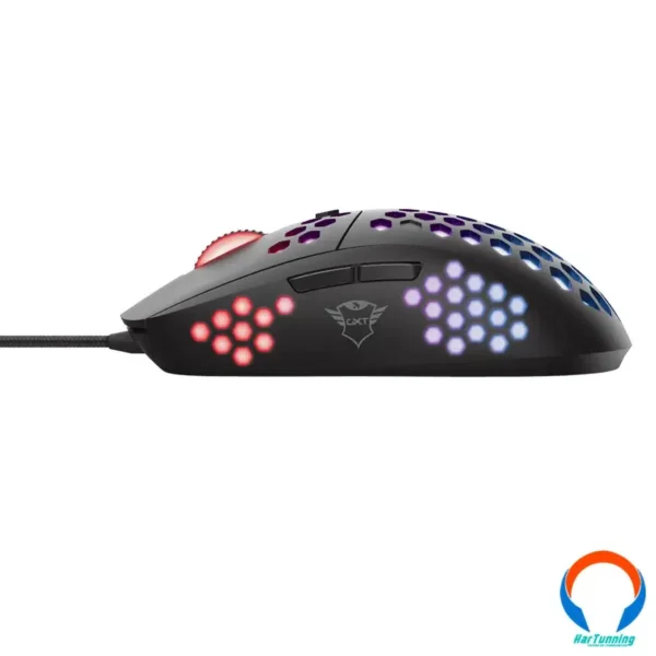 Mouse Trust Gxt 960 Graphin / Ultra-Lightweight / GAMER / 10000 Dpi / Carcasa Perforada / 23758 / Negro - Image 5