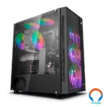 Gabinete Deepcool Matrexx 55 Mesh Add-RGB 4F / E-ATX, ATX, Micro-ATX, Mini-Itx / Cristal Templado / 4 Vent. Incluidos / Negro - Image 2