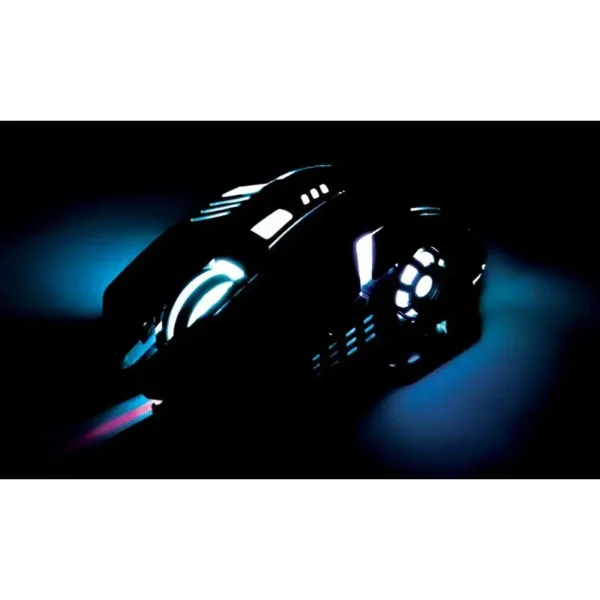 Mouse GAMER Manhattan Óptico Tipo GAMER / Led / Alámbrico / Usb / 3200 Dpi / Negro / 179256 - Image 5