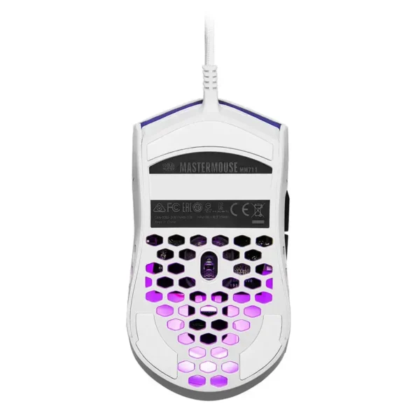 Mouse COOLER MASTER Mm711 /16000 Dpi / Usb / 6 Botones / Blanco Mate - Image 2
