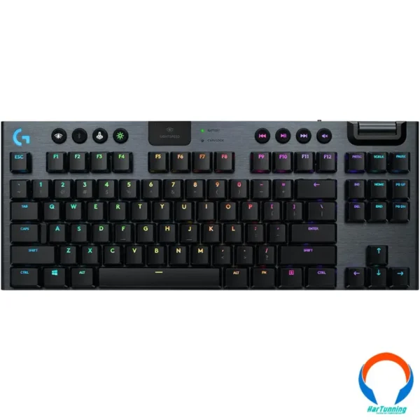 Teclado GAMER Mecanico Logitech G915 Tkl RGB / Inalambrico Lightspeed / Switch Gl Tactile / Bateria Recargable / Negro - Image 1