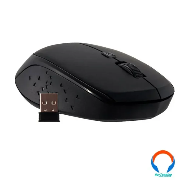 Mouse Optico Acteck Ac-916462 Space / Inalambrico / Usb / 1600 Dpi / 3 Botones + Scroll / Negro - Image 1