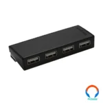 Hub Usb Targus / 4 Puertos / Usb2.0 / Capacidad De Transferencia A 480MBPS / Negro