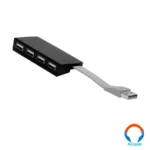 Hub Usb Targus / 4 Puertos / Usb2.0 / Capacidad De Transferencia A 480MBPS / Negro - Image 3