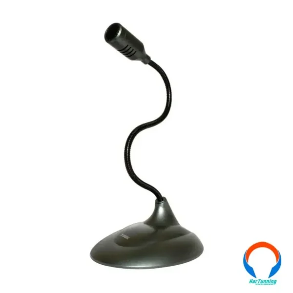 Microfono Perfect Choice / Flexible Para Escritorio / Recepcion De Sonido De 360° / 3.5MM / Omnidireccional Trrs / Negro / PC-110279 - Image 1