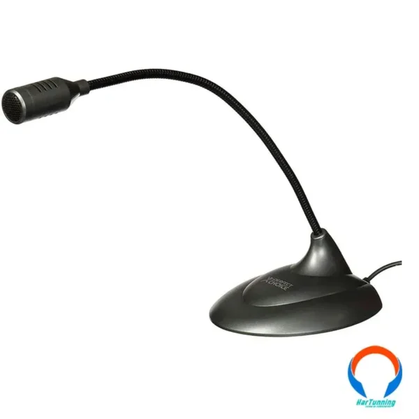 Microfono Perfect Choice / Flexible Para Escritorio / Recepcion De Sonido De 360° / 3.5MM / Omnidireccional Trrs / Negro / PC-110279 - Image 2