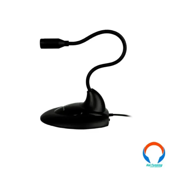 Microfono Perfect Choice / Flexible Para Escritorio / Recepcion De Sonido De 360° / 3.5MM / Omnidireccional Trrs / Negro / PC-110279 - Image 3