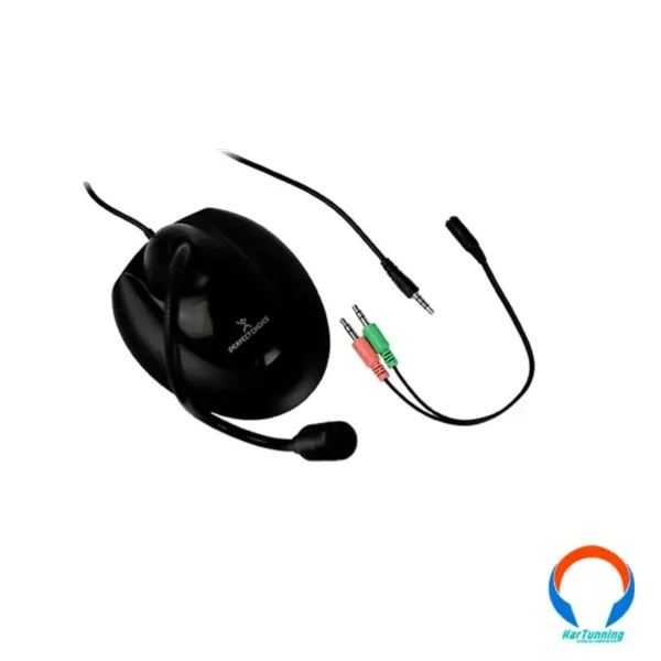Microfono Perfect Choice / Flexible Para Escritorio / Recepcion De Sonido De 360° / 3.5MM / Omnidireccional Trrs / Negro / PC-110279 - Image 5