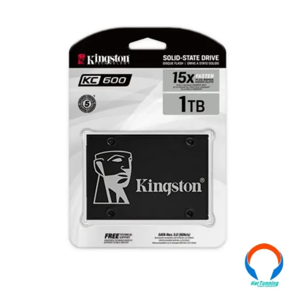Unidad De Estado Solido SSD KINGSTON Kc600 1TB / Lectura 550 Mb/S / Escritura 520 Mb/S / 3D Nand / Skc600/1024G - Image 3