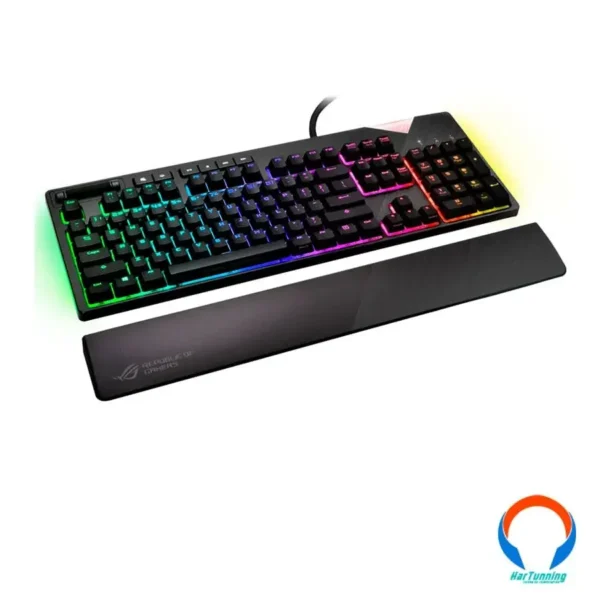 Teclado GAMER ASUS Xa01 Rog Strix Flare / Mecanico / Cherry Mx Red / RGB / Usb / Anti-Ghosting / Ingles / Negro - Image 5