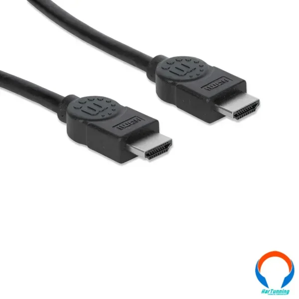 Cable Hdmi Manhattan 308458 / 22.5M / 1080P 4K / 3D Blindado / Negro - Image 1