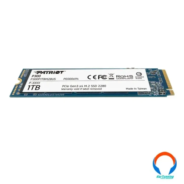 Nvme Unidad De Estado Sólido Patriot P300 M.2 / 1TB / PCI Express 3.0 / Lectura 2100MB/S, Escritura 1650MB/S - Image 4