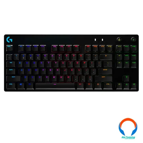 Teclado Gaming Mecánico LOGITECH G PRO / Interruptores GX BLUE / 12 Teclas Programables / Iluminacion RGB Lightsync / Usb 2.0 / Ingles / Negro - Image 1