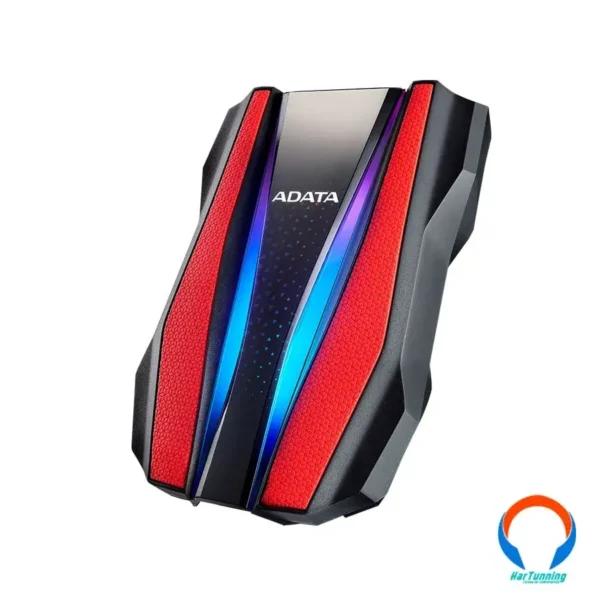 Disco Duro Externo ADATA HD770G RGB / 2TB / 2.5" / USB 3.2 Gen 1 / Contra Golpes, Agua Y Polvo / IP68 / Rojo con Negro / AHD770G-2TU32G1-CRD - Image 3