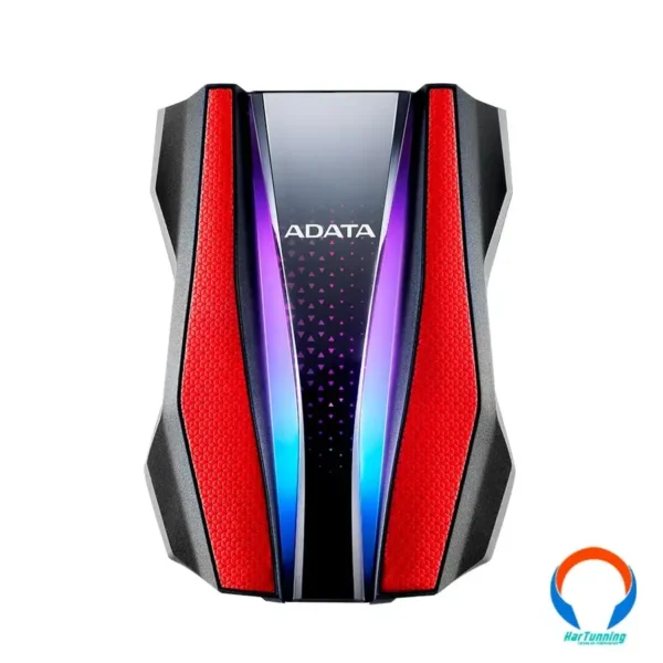 Disco Duro Externo ADATA HD770G RGB / 2TB / 2.5" / USB 3.2 Gen 1 / Contra Golpes, Agua Y Polvo / IP68 / Rojo con Negro / AHD770G-2TU32G1-CRD - Image 2