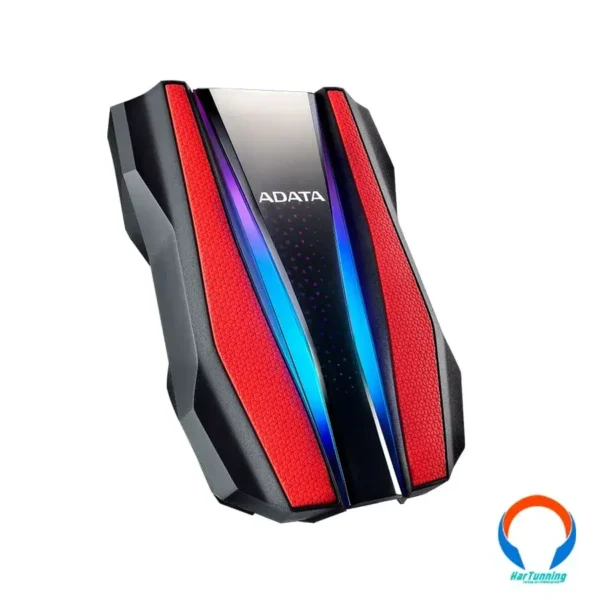 Disco Duro Externo ADATA HD770G RGB / 2TB / 2.5" / USB 3.2 Gen 1 / Contra Golpes, Agua Y Polvo / IP68 / Rojo con Negro / AHD770G-2TU32G1-CRD - Image 1