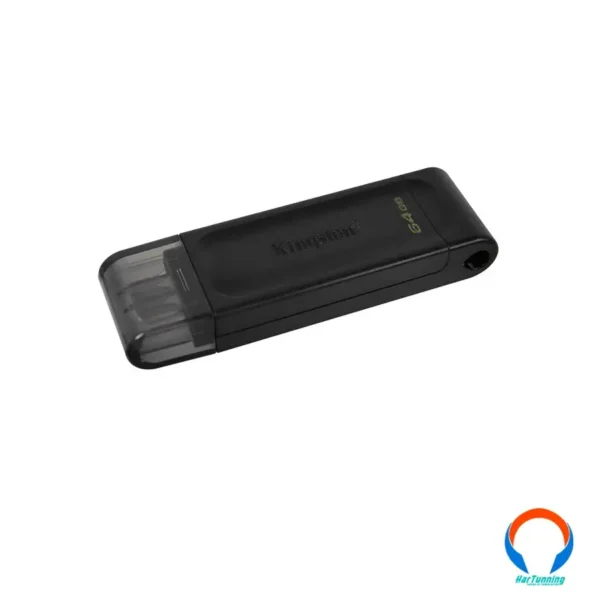 Memoria USB KINGSTON TECHNOLOGY DT70 / 64GB / Interfaz 3.2 / Negro - Image 3