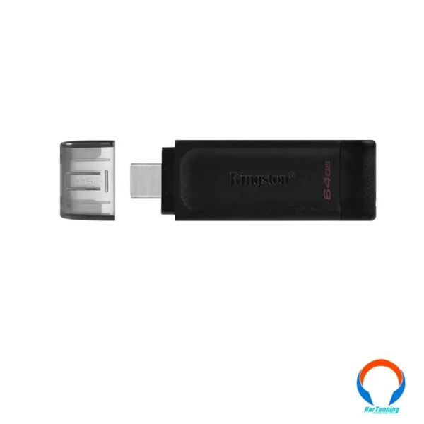 Memoria USB KINGSTON TECHNOLOGY DT70 / 64GB / Interfaz 3.2 / Negro - Image 5