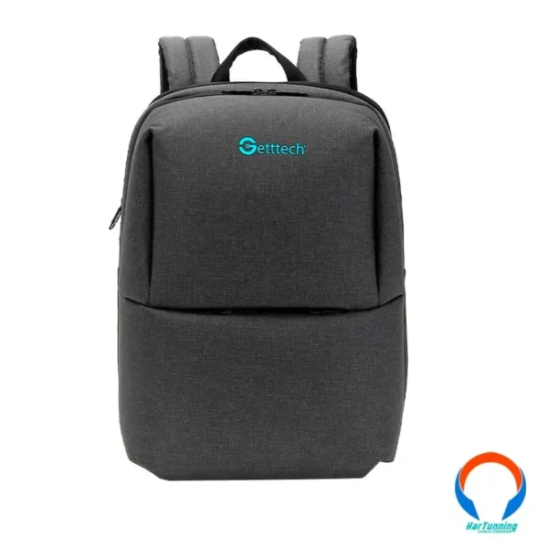 Mochila GETTTECH GMS-22002 / 15.6” / Resistente Al Agua / 3 Compartimentos / Gris oscuro - Image 1
