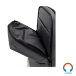 Mochila GETTTECH GMS-22002 / 15.6” / Resistente Al Agua / 3 Compartimentos / Gris oscuro - Image 5