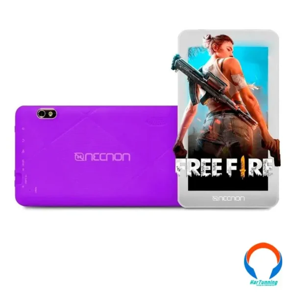 Tablet NECNON M002Q-2-MR / 7" / Android 10 / RAM 2GB / Almacenamiento 16GB / FRONTAL 2MP, TRASERA 5MP / Con Funda / Bluetooth / Purpura - Image 2