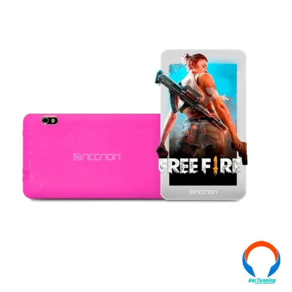 Tablet NECNON M002Q-2-RS / 7" / Android 10 / RAM 2GB / Almacenamiento 16GB / FRONTAL 2MP, TRASERA 5MP / Con Funda / Bluetooth / Rosa - Image 2