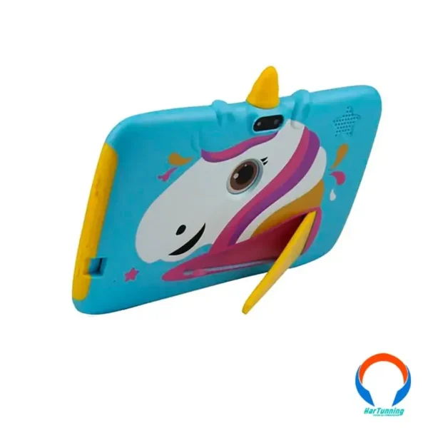 Tablet NECNON M002U-2T-AZ KIDS / 7" /Android 10 / QUAD CORE ARM / RAM 2GB / Almacenamiento 16GB / FRONTAL 0.3MP, TRASERA 2MP / Bluetooth / Unicornio / Azul - Image 3