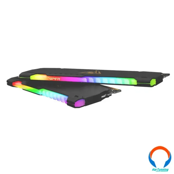 Memoria RAM PATRIOT Viper Steel RGB / 8GB DDR4 / 3200MHz* OC / Disipador Negro - Image 2