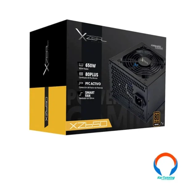 Fuente De Poder XZEAL XZ650 / 650W / 80 PLUS BRONZE / ATX / 20+4 Pin / Sata / Molex / PFC Activo - Image 4