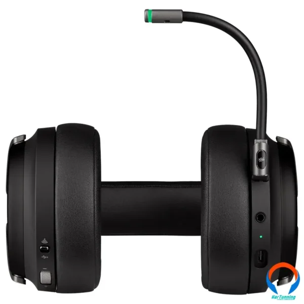 Diadema Gamer Corsair Virtuoso Wireless Rgb Led / Microfono Extraíble / Sonido Envolvente 7.1 / Pc, Ps4 / Usb / 3.5mm / Negro - Image 5