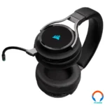 Diadema Gamer Corsair Virtuoso Wireless Rgb Led / Microfono Extraíble / Sonido Envolvente 7.1 / Pc, Ps4 / Usb / 3.5mm / Negro - Image 3