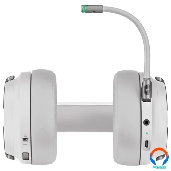 Diadema Gamer Corsair Virtuoso Wireless Rgb Led / Microfono Extraíble / Sonido Envolvente 7.1 / Pc, Ps4 / Usb / 3.5mm / Blanco - Image 5