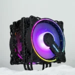 Disipador Cpu MUNFROST Cold Storm Argb / 2 Ventiladores 120mm / 800-1800 Rpm / ARGB 5V / 3Pin- 4Pin / 12V / Negro - Image 7